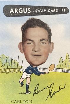 1954 Argus Football Swap Cards #11 Bruce Comben Front